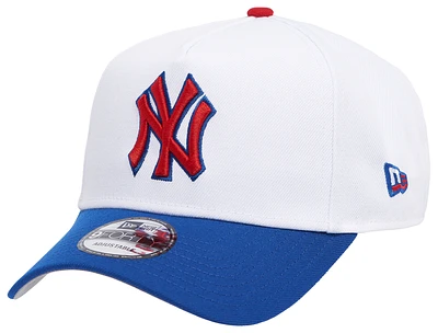 New Era New Era Yankees 9FORTY A-Frame Hat - Adult White/Blue/Red Size One Size