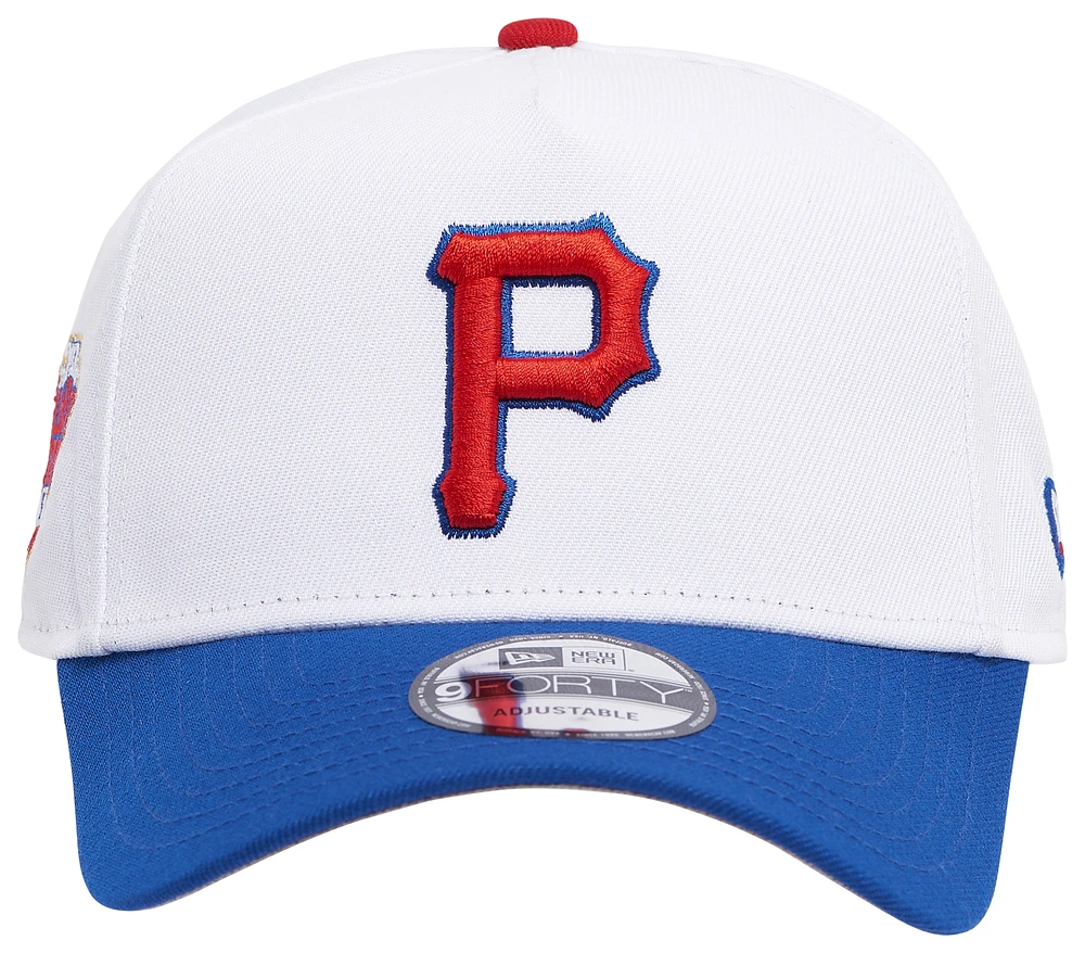 New Era New Era Pirates 9FORTY A-Frame Hat - Adult White/Blue/Red Size One Size