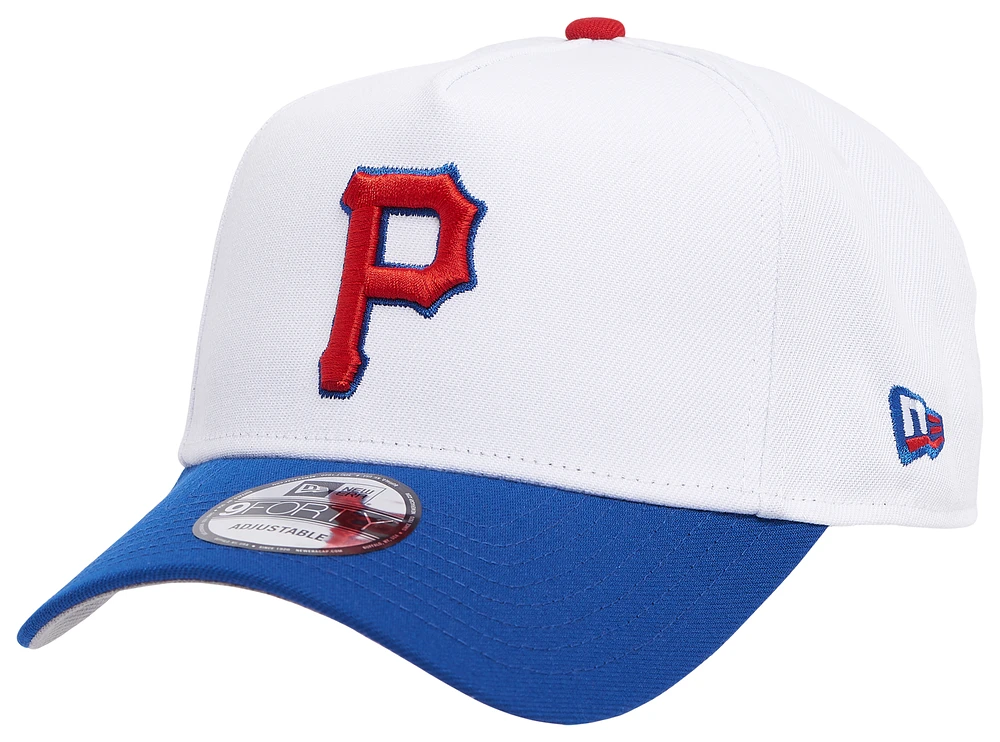 New Era New Era Pirates 9FORTY A-Frame Hat - Adult White/Blue/Red Size One Size