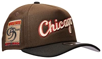 New Era Mens New Era White Sox Foam 90 Years A Frame 940 Cap - Mens Black/Walnut Size One Size