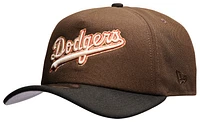 New Era Mens New Era Dodgers Foam 100th Anniversary 940 A Frame Cap - Mens Walnut/Black Size One Size