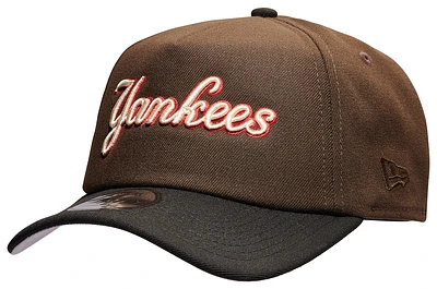 New Era Mens New Era Yankess Foam 99 World Series 940 A Frame Cap - Mens Walnut/Black Size One Size