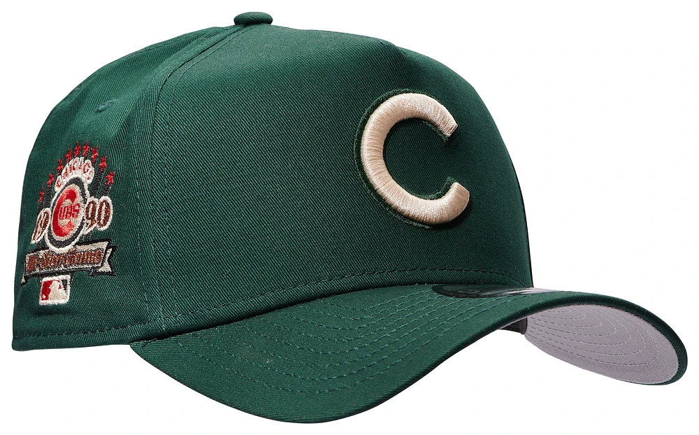 New Era Mens New Era Cubs A Frame '90 All Star Game Cap - Mens Grey/White/Dark Green Size One Size