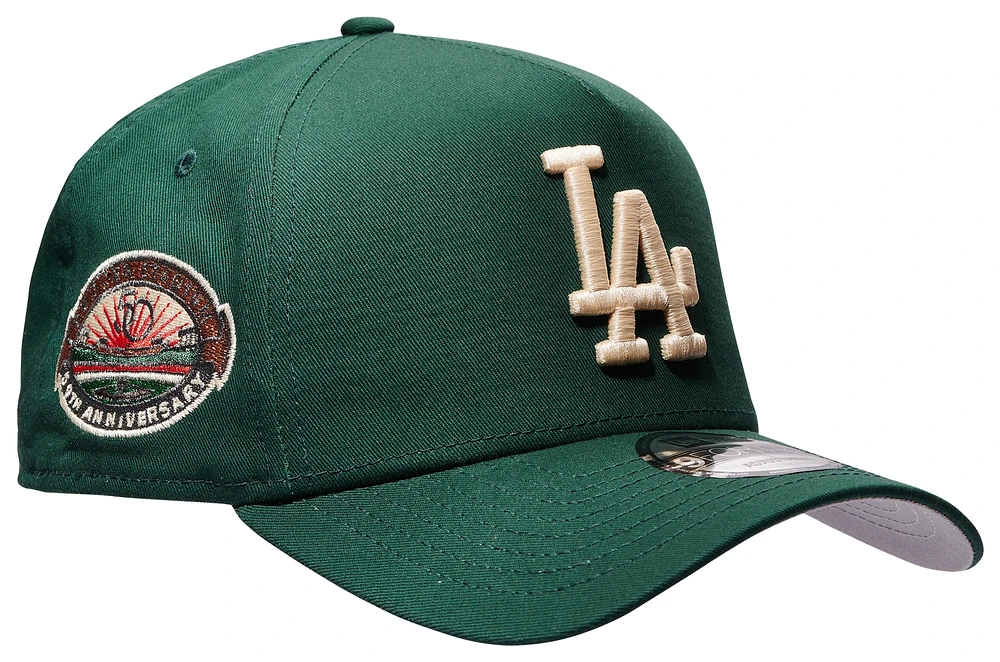 New Era Mens New Era Dodgers A Frame 50th Anniversary Cap - Mens Dark Green/Grey/White Size One Size