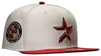 New Era New Era Astros 59Fifty 40th Stone Cap - Adult Gray/Red Size 7