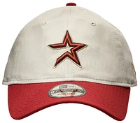 New Era New Era Astros 9Twenty Adjustable Stone Cap - Adult Gray/Red Size One Size