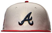 New Era New Era Braves 59Fifty 00 All-Star Game Stone - Adult Gray/Red Size 7