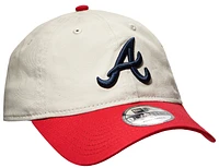 New Era New Era Braves 9Twenty Stone Adjustable Hat - Adult Gray/Red Size One Size