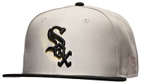 New Era New Era White Sox 75th Anniversary Stone Hat - Adult Gray/Black Size 7
