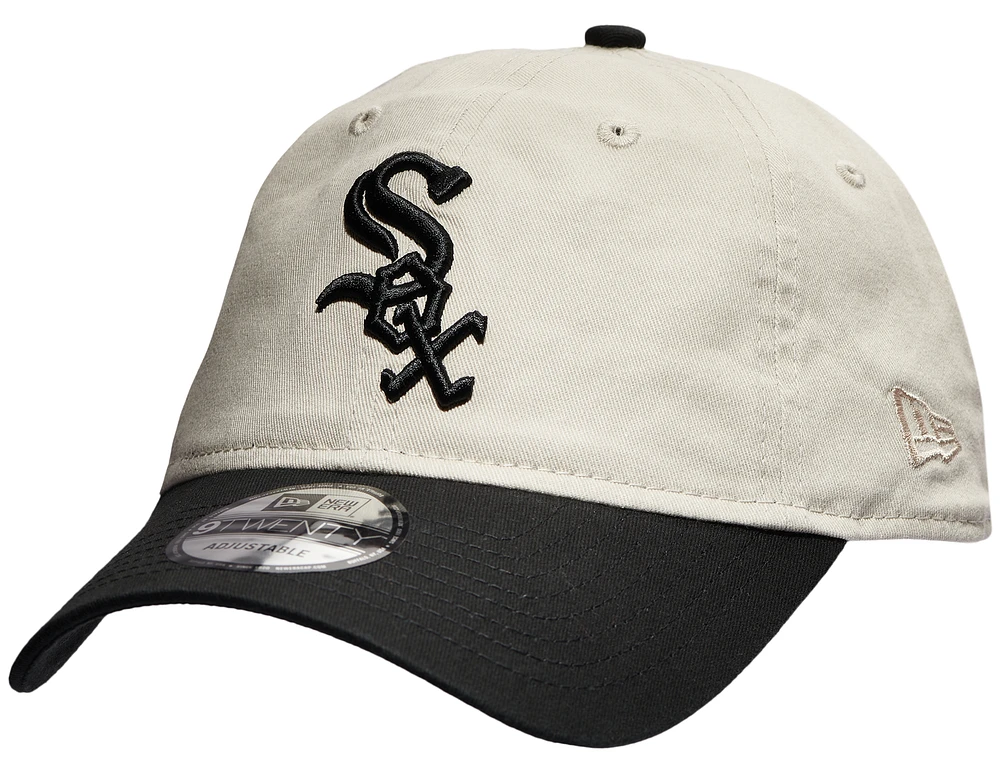 New Era New Era White Sox 9Twenty Adjustable Stone Cap - Adult Gray/Black Size One Size