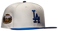 New Era New Era Dodgers 59Fifty World Series Stone Cap - Adult Tan/Blue Size 7