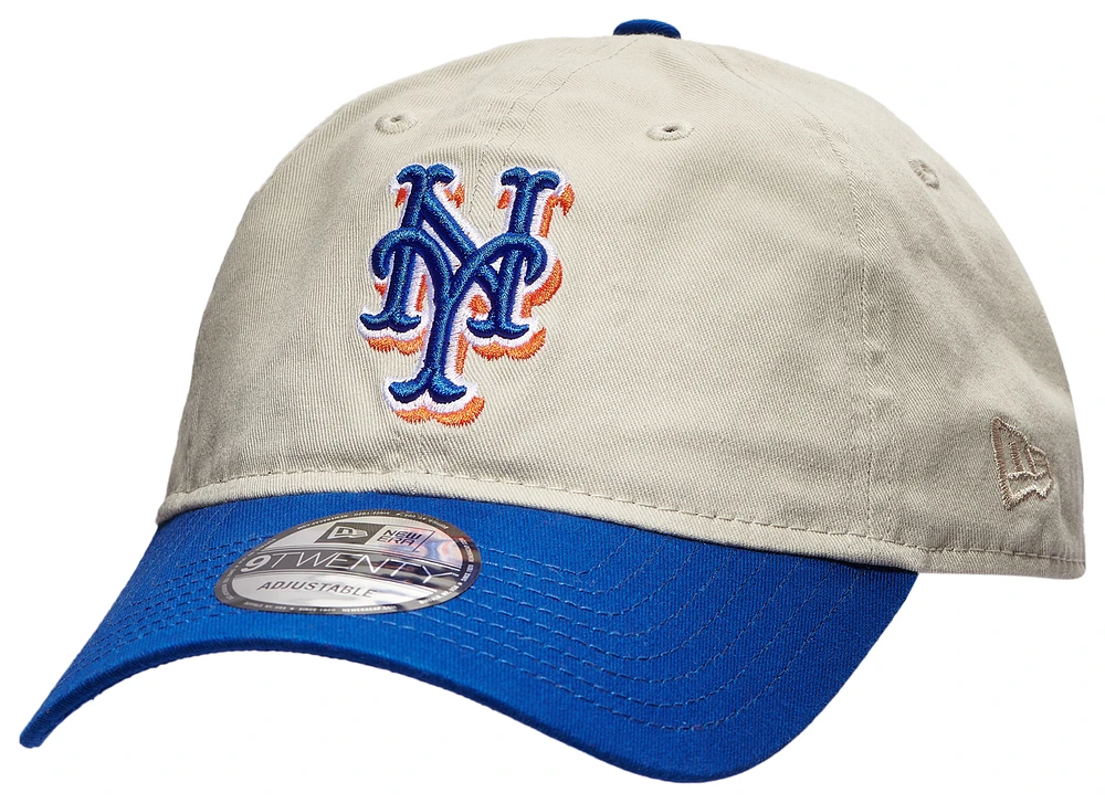 New Era New Era Mets 9Twenty Adjustable Stone Cap - Adult Blue/Gray Size One Size