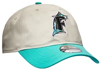 New Era New Era Marlins 9Twenty Adjustable Stone Cap - Adult Gray/Teal Size One Size