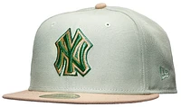 New Era Mens New Era Yankees 59FIFTY 100th Anniversary Cap - Mens Green/Tan Size 7