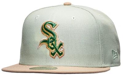 New Era Mens New Era White Sox 59FIFTY 05 World Series Cap - Mens Green/Tan Size 7