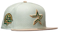 New Era Mens New Era Astros 59FIFTY 45th Cap - Mens Green/Tan Size 7