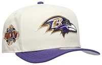 New Era New Era Ravens 9Fifty A-Frame Curve 2001 SB - Adult Tan/Purple Size One Size