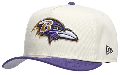 New Era New Era Ravens 9Fifty A-Frame Curve 2001 SB - Adult Tan/Purple Size One Size