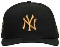 New Era New Era Yankees 950AF Curve 50th Anniversary Cap - Adult Black/Gold Size One Size