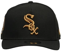 New Era New Era White Sox 950AF Curve 50th Anniversary Cap - Adult Black/Gold Size One Size