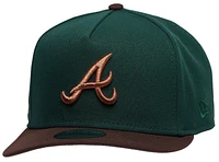 New Era New Era Braves 9Fifty Fulton A-Frame - Adult Dark Green/Burnt Wood Size One Size