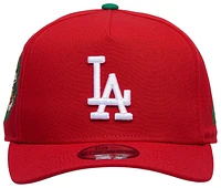 New Era Mens New Era Dodgers 950 A Frame World Series Curve Cap - Mens Scarlet/Kelly Size One Size