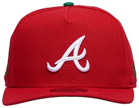 New Era Mens New Era Braves 950 A Frame 40th Curve Cap - Mens Scarlet/Kelly Size One Size