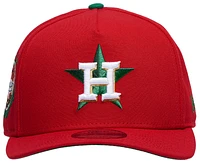 New Era Mens New Era Astros 950 A Frame 45 Years Curve Cap - Mens Scarlet/Scarlet Size One Size