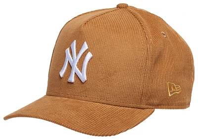 New Era Mens New Era Yankees 950 A Frame 2000 World Series Curve Cap - Mens Wheat/Cord Size One Size