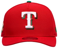 New Era Mens New Era Rangers 950 A Frame TS Curve Cap - Mens Scarlet/Kelly Size One Size