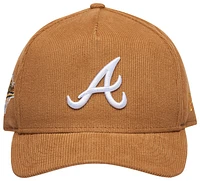 New Era Mens New Era Braves 950 A Frame 1995 World Series Curve Cap - Mens Wheat/Cord Size One Size