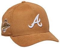 New Era Mens New Era Braves 950 A Frame 1995 World Series Curve Cap - Mens Wheat/Cord Size One Size