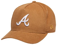 New Era Mens New Era Braves 950 A Frame 1995 World Series Curve Cap - Mens Wheat/Cord Size One Size