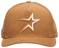 New Era Mens New Era Astros 950 A Frame 45th Curve Cap - Mens Cord/Wheat Size One Size