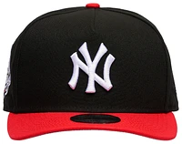 New Era Mens New Era Yankees 950 A Frame 99 Curve Cap - Mens Federal Red/Black Size One Size