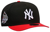 New Era Mens New Era Yankees 950 A Frame 99 Curve Cap - Mens Federal Red/Black Size One Size