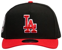 New Era Mens New Era Dodgers 950 A Frame 40th Cap - Mens Black/Federal Red Size One Size