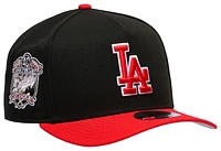 New Era Mens New Era Dodgers 950 A Frame 40th Cap - Mens Black/Federal Red Size One Size