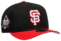 New Era Mens New Era Giants 950 A Frame 60th Curve Cap - Mens Federal Red/Black Size One Size