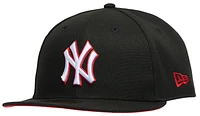 New Era Mens New Era Yankees 5950 75th Anniversary Yankee Stadium Cap - Mens Red/Black Size 7