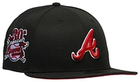 New Era Mens New Era Braves 5950 30th Anniversary Cap - Mens Black/Red Size 7