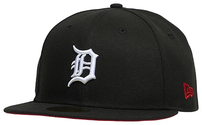 New Era Mens New Era Tigers 5950 World Series 50th Anniversary Cap - Mens Black/Red Size 7