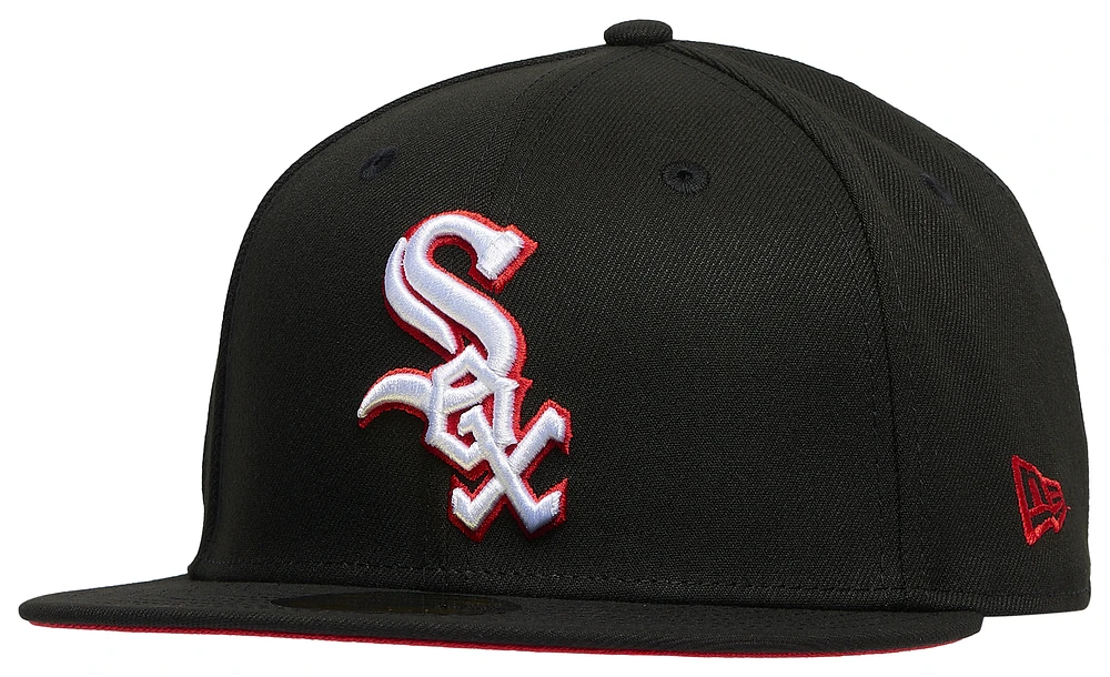 New Era Mens New Era White Sox ASG 50th Anniversary Cap - Mens Black/Red Size 7