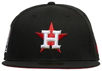 New Era Mens New Era Astros 5950 50th Anniversary Cap - Mens Black/Red Size 7