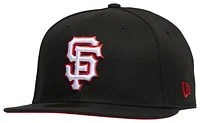 New Era Mens New Era Giants 5950 Cap - Mens Black/Red Size 7