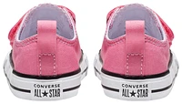 Converse Girls Converse All Star Low Top - Girls' Toddler Shoes Pink/White Size 04.0