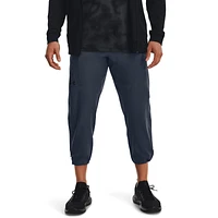 Under Armour Mens Unstoppable Crop Pant - Downpour Gray/ Black