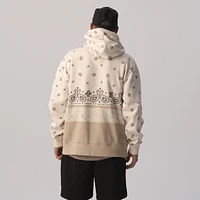 LCKR Mens Based Fleece Pullover Hoodie - White