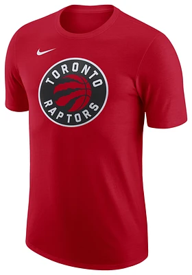 Nike Mens Toronto Raptors Nike Raptors Logo Short Sleeve T-Shirt - Mens Red/Black Size L