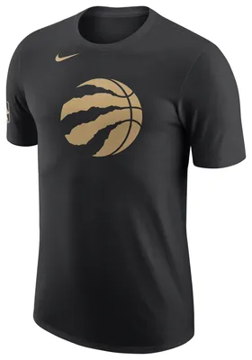 Nike Mens Toronto Raptors ES T-Shirt - Black/Gold